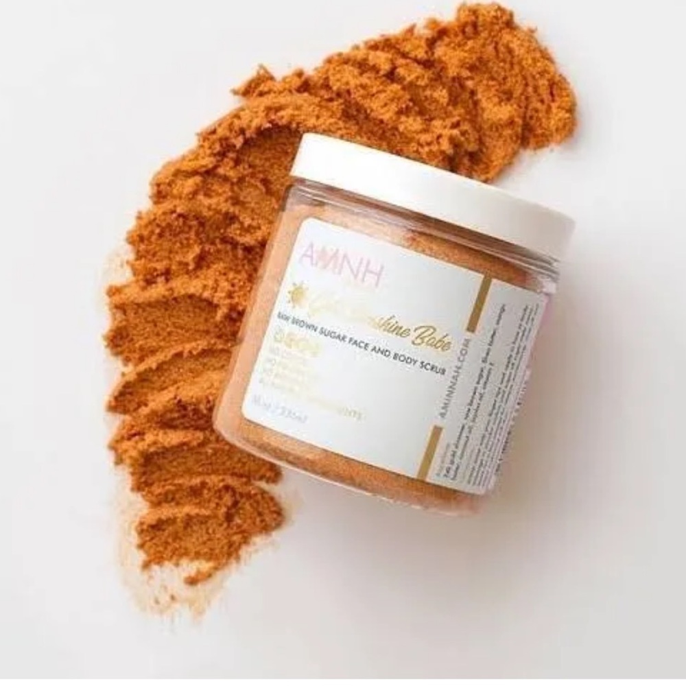 AMNH Gold Sunshine Babe Raw Brown Sugar Face and Body Scrub